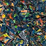 Black Flame Opal