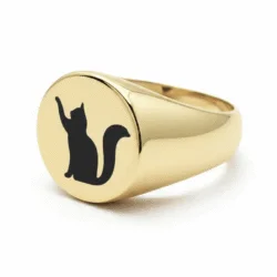 Yellow Gold (375) pet ashes ring. Pet cremation ashes with opal or solid inclusion inlay. Handcrafted memorial jewellery by Uneik Jewellery Australia and Memories4Life.